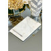 Natural Marble Rectangle Silver Metal Handle Tray