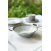 Mosaic Pattern Gray 30 Piece Dinnerware Set