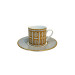 Mosaic Pattern Orange Single Cup Set