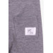 Boy's Sweatpants Gray Melange With Bag Pocket (1-4 Ages)