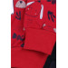 Baby Boy Tracksuit Suit Print Pattern Claret Red (1-4 Years)