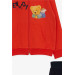 Boys Tracksuit Set Teddy Bear Printed Orange (1.5-5 Years)