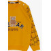 Boy's Tracksuit Set Yellow With Bear Embroidery (1-4 Years)