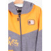 Boys Tracksuit Set Printed Hooded Gray Melange (1.5-3 Years)