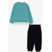 Boys Tracksuit Set Printed Mint (1-4 Ages)