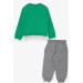 Boys Tracksuit Set Printed Green (1-4 Ages)