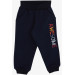 Boys Tracksuit Set Dinosaur Embroidered Claret Red (1-2 Age)