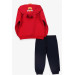 Baby Boy Tracksuit Set Tiger Claw Red (1-1.5 Years)