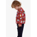 Baby Boy Tracksuit Set Monkey Embroidered Tile (1-2 Years)