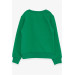 Boys Sweatshirt With Text Printed Green (2-5 Years)