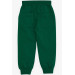 Boy's Sweatpants Green With Pockets (Ages 3-8)