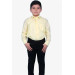 Boys Shirt Basic Yellow (6-13 Years)