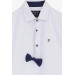 Boy Shirt With Bow Tie White (8-12 Years)