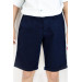 Boys Capri With Pockets And Buttons Navy Blue (8-14 Years)