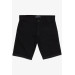 Boy Capri Pocket Buttoned Black (8-14 Years)