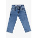 Boy's Jeans Blue With Embroidery Back Pockets (2-6 Years)