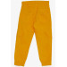 Boy's Jeans Yellow (3-7 Years) With Elastic Waist Pocket