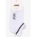 Boys Sporty Booties Socks White (1-2-13-14 Age)