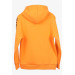 Boys' Sweatshirt Printed Hoodie Mustard Yellow (9-14 Years)