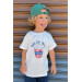 Boys T-Shirt Pop Corn Printed Ecru (2-6 Years)