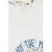 Boys T-Shirt Pop Corn Printed Ecru (2-6 Years)