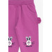 Baby Girl Sweatpants Purple With Bunny Embroidery (1-2 Years)