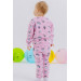 Baby Girl Tracksuit Set Princess Dinosaur Pattern Pink (9 Months-3 Years)