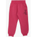 Baby Girl Tracksuit Set, Cute Bunny Printed Fuchsia (9 Months-3 Years)