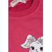 Baby Girl Tracksuit Set, Cute Bunny Printed Fuchsia (9 Months-3 Years)