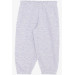 Girls' Silver Patterned Pajama (9Mths-3Yrs)