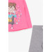 Girl's Tights Set Girl's Printed Neon Pink (1.5-2 Years)