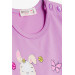 Baby Girl Tights Set Rabbit Printed Lilac (9 Months-2 Years)