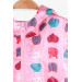 Girl's Raincoat Colorful Animal Pattern Powder/Light Pink (1-3Yrs)