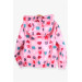 Girl's Raincoat Colorful Animal Pattern Powder/Light Pink (1-3Yrs)