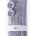 Girls' Knee High Golf Socks With Button Accessory Gray (1-8 Years)