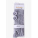 Girls' Knee High Golf Socks With Button Accessory Gray (1-8 Years)