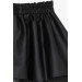 Girl's Leather Skirt Tulle Black (3-6 Years)