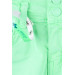 Girl's Gabardine Shorts With Cuff Neon Green (3-8 Years)