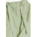 Girl's Trousers Waist Elastic Pocket Belted Water Green (2-6 Years)