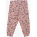 Girl's Pajamas Set Fancy Kitty Patterned Salmon (3-7 Years)