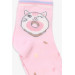 Girl's Socks Donut Patterned Powder (1-10 Years)