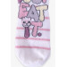 Girl Socks Goat Cat Ecru (1-2-7-8 Years)