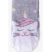 Girl's Socks Unicorn Gray (1-10 Years)