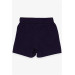 Girl Short Skirt Frilly Bow Purple (3-7 Years)