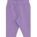 Girl's Leggings Pants With Pocket On The Back Lilac (2-6 Years)