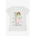 Beige Printed T-Shirt For Girls (8-12 Years)