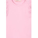 Girl's T-Shirt Sleeves Frilly Powder (3-7 Years)