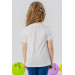 Girl's T-Shirt Sleeves Tulle Ecru (3-7 Years)