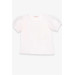 Girl's T-Shirt Sleeves Tulle Ecru (3-7 Years)