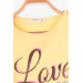 Girl's Yellow Printed T-Shirt (9-14 Yrs)